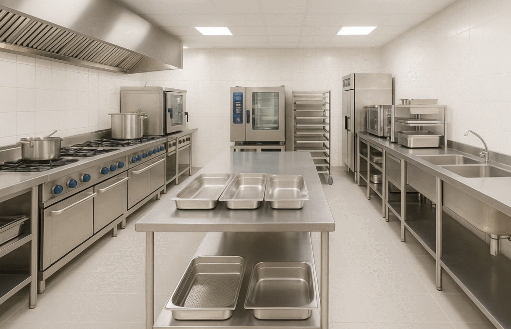 Khu bếp công nghiệp