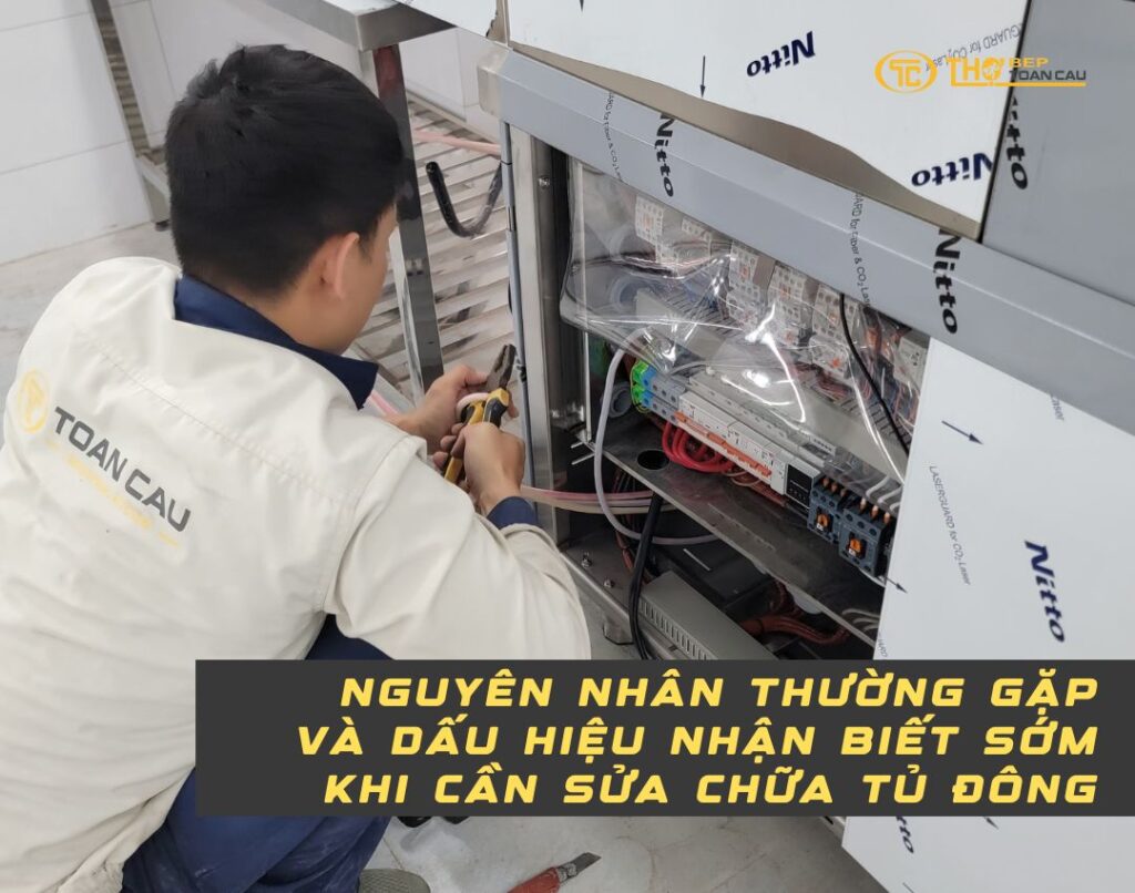 sửa chữa tủ đông
