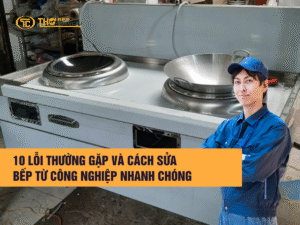 10 Lỗi Thường Gặp Và Cách Sửa Bếp Từ Công Nghiệp Nhanh Chóng